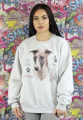 VINTAGE USA PRINTED MOTIF SWEATSHIRT/ SWEATER. UNISEX.