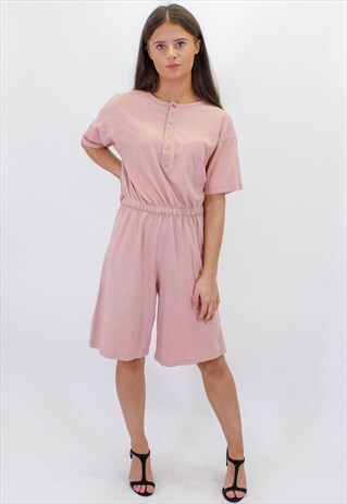 VINTAGE PLAYSUIT IN PINK