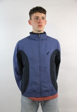 VINTAGE AUSTRALIAN 90'S BLUE SPORTS JACKET