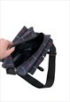 VINTAGE BURBERRYS BAG DARK BLUE NOVA CHECK MESSENGER SATCHEL
