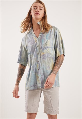 VINTAGE PATTERNED SHORT SLEEVE SHIRT