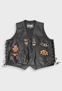 Harley davidson leather vest