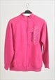 Vintage 90s track jacket in pink