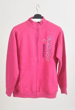 Vintage 90s track jacket in pink