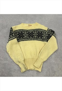 Vintage Knitted Jumper Women's XS