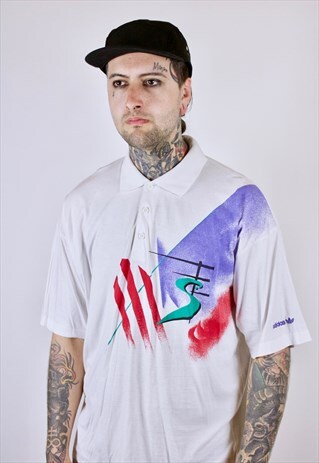 80'S ADIDAS POLO SHIRT