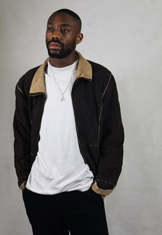 VINTAGE / SUEDE STYLE / JACKET