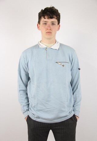 VINTAGE NORTH SAILS PALE BLUE POLO SHIRT