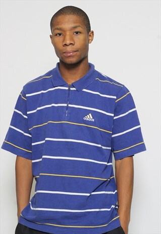 VINTAGE ADIDAS 1/4 ZIP POLO SHIRT