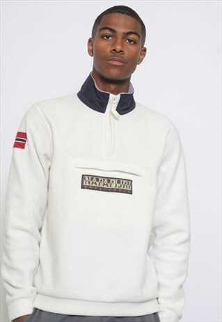VINTAGE NAPAPIJIRI 1/4 ZIP FLEECE