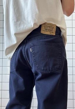 Vintage LEVIS Jeans Denim Pants 90s Navy Blue 