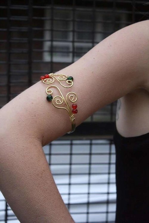 Cleopatra Coil Arm Cuff 