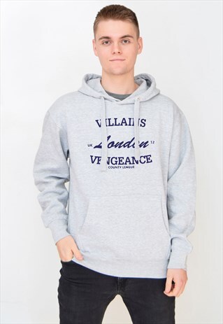 GREY LONDON LEAGUE (NAVY) HOODIE