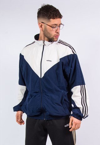 VINTAGE ADIDAS WINDBREAKER JACKET TRACKSUIT TOP