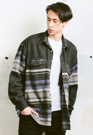 VINTAGE 90S AZTEC JACKET SHIRT