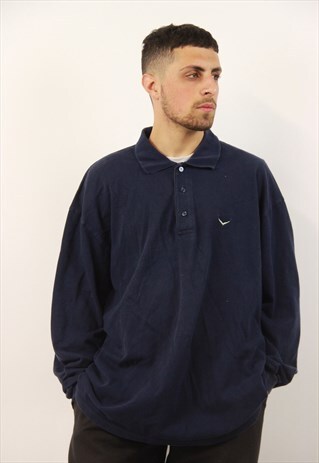 VINTAGE LONG SLEEVE POLO-SHIRT