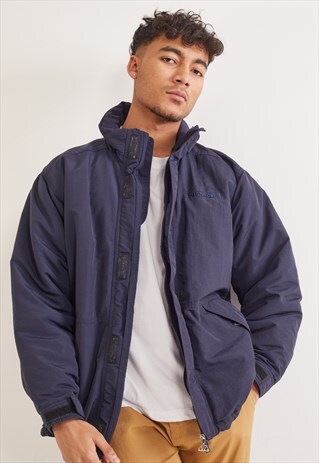 VINTAGE ELLESSE COAT NAVY