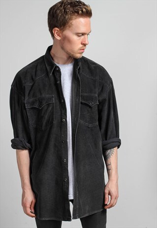 VINTAGE OVERSIZED CORDUROY SHIRT