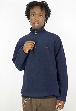 VINTAGE 90'S RALPH LAUREN 1/4 ZIP FLEECE