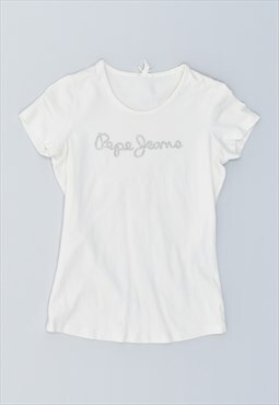 Vintage 90's Pepe Jeans T-Shirt Top White