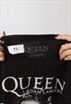 VINTAGE QUEEN ADAM LAMBERT BLACK GRAPHIC T SHIRT