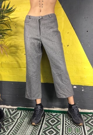 CROPPED CASUAL SUIT TROUSERS