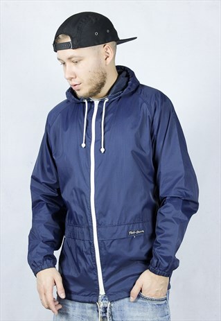VINTAGE MENS PETER STORM CAGOULE RAINCOAT JACKET WINDBREAKER