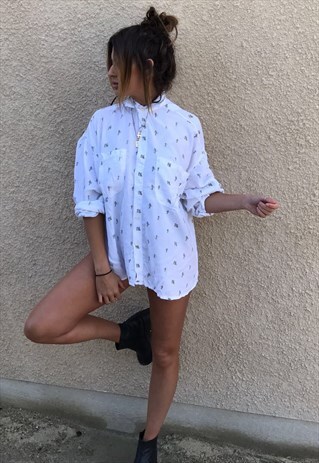 PATTERNED OVERSIZED RETRO VINTAGE UNISEX FESTIVAL SHIRT