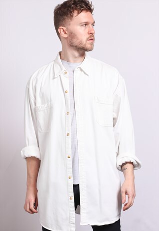 VINTAGE COTTON SHIRT WHITE
