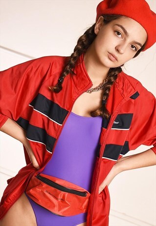 VINTAGE 90'S RETRO SPORTS TRACKSUIT JACKET