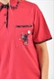 VINTAGE POLO SHIRT IN RED