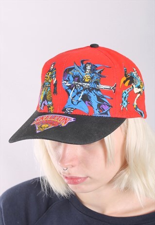 VINTAGE SKELETON WARRIORS BASEBALL CAP HATR