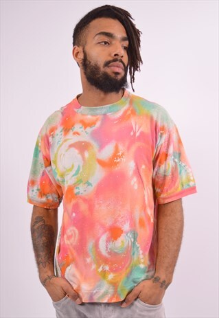 BEST COMPANY MENS VINTAGE T-SHIRT TOP LARGE MULTI 90S
