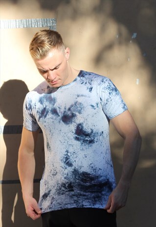 HALLEY ORGANIC BLUE TIE DYE T-SHIRT