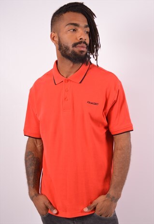 reebok polo shirts red