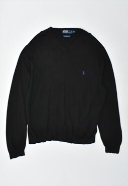 Vintage 90's Polo Ralph Lauren Jumper Sweater Black