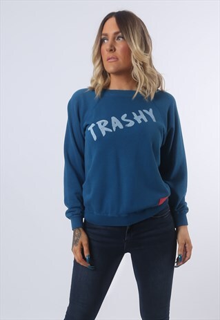 SWEATSHIRT TOP JUMPER BICH REBORN TRASHY PRINT (BVDC)
