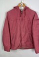 PINK WORKWEAR HOODED JACKET SMALL
