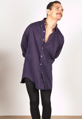 VINTAGE 80S POLO RALPHLAUREN SHIRT / C603