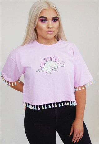 STEGOSAURUS CROP TOP