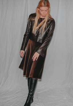 70s Velvet Skirt 