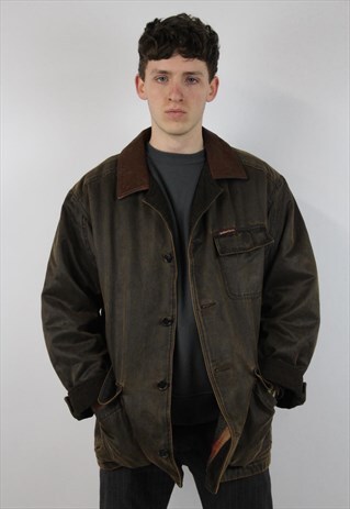 VINTAGE MARLBORO CLASSIC 90S LEATHER JACKET