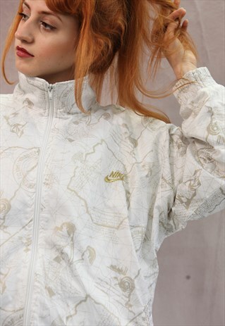VINTAGE 90'S NIKE PRINT TRACKSUIT JACKET