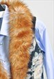 VINTAGE 00S VEST WITH FAUX FUR COLLAR 