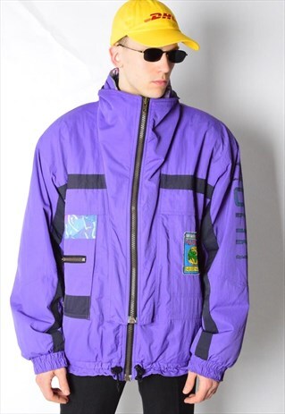 VINTAGE 80S PURPLE SKI JACKET
