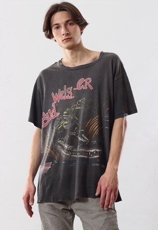 1994 VINTAGE MENS BUDWEISER GRAPHIC TEE T SHIRT