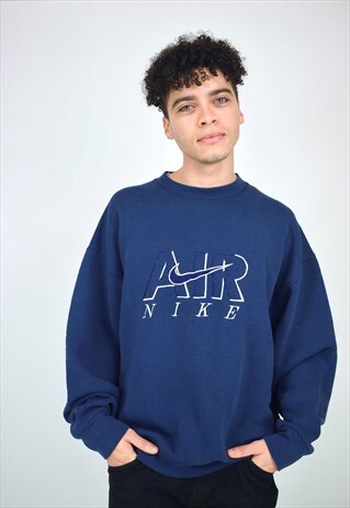 VINTAGE 90'S NIKE AIR NAVY SWEATSHIRT