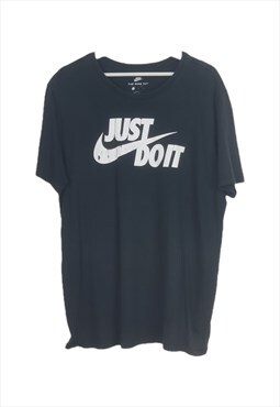 Vintage Nike Just do it T shirt in Black XL
