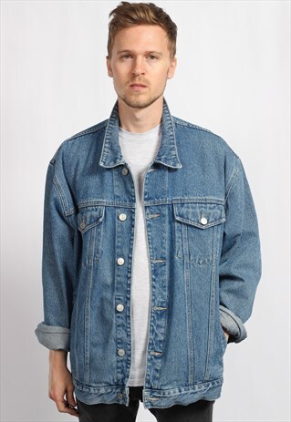 VINTAGE OVERSIZED DENIM JACKET