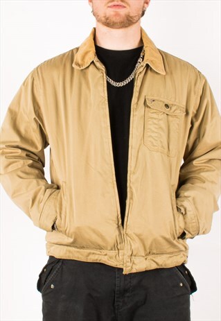 VINTAGE BEIGE TOMMY HILFIGER CANVAS JACKET